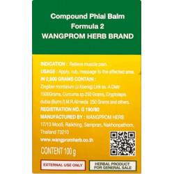 Wangprom Gelb Balm 50 g kaufen | Wärmender Thai Kräuterbalsam gegen Muskel- & Gelenkschmerzen